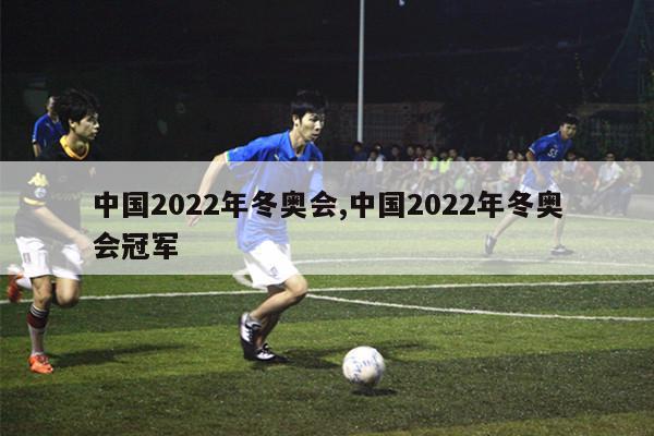 中国2022年冬奥会,中国2022年冬奥会冠军